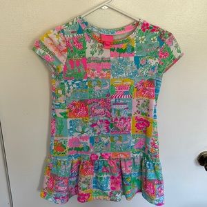 Girls Lilly Pulitzer patchwork dress